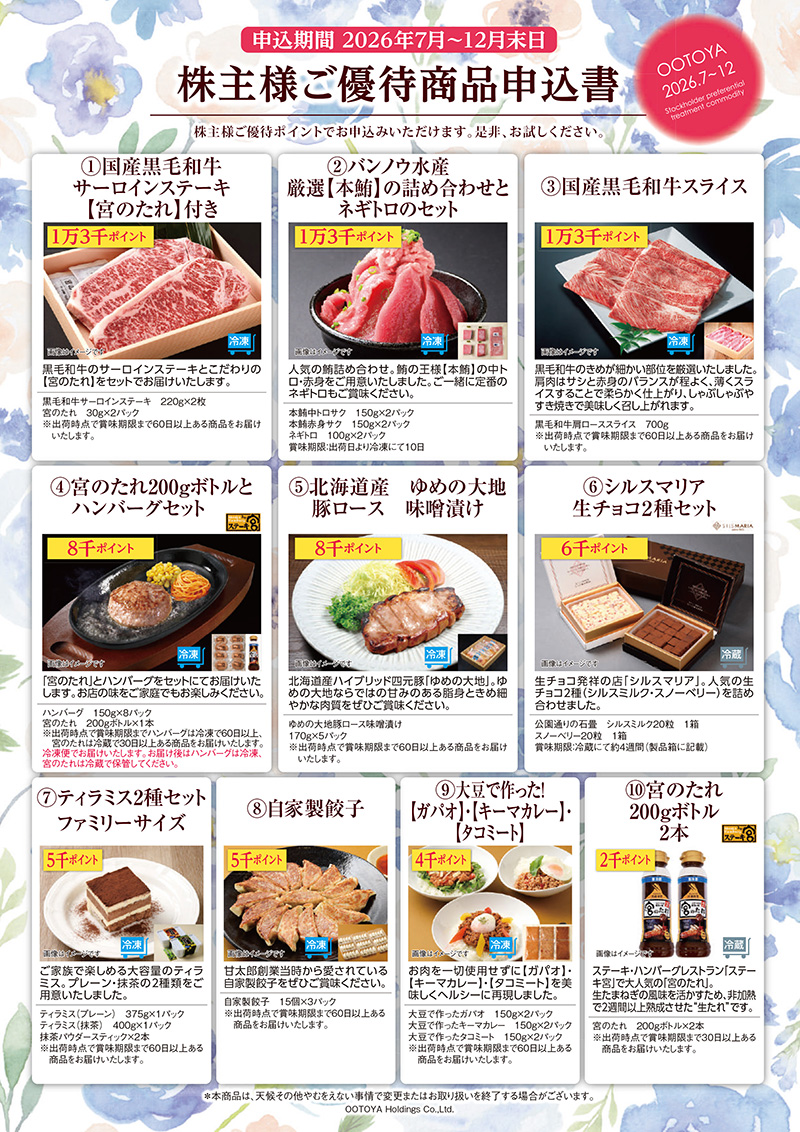 配当金・配当施策 | 株式会社大戸屋ホールディングス